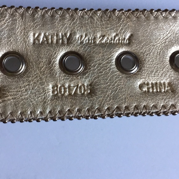 Kathy Van Zeeland Studded Belt- taupe - Picture 5 of 6